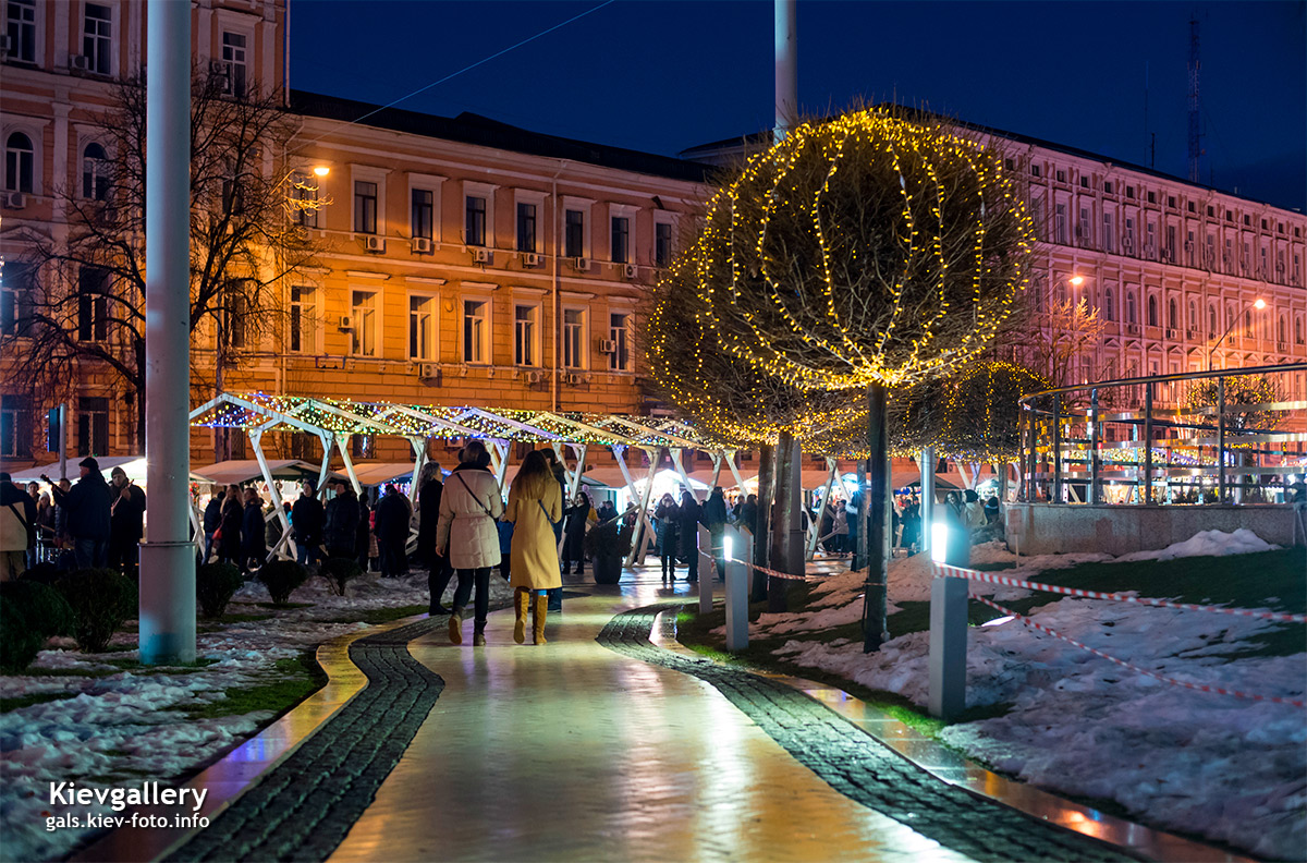 Главная новогодняя елка Киева 2018. Фотографии
